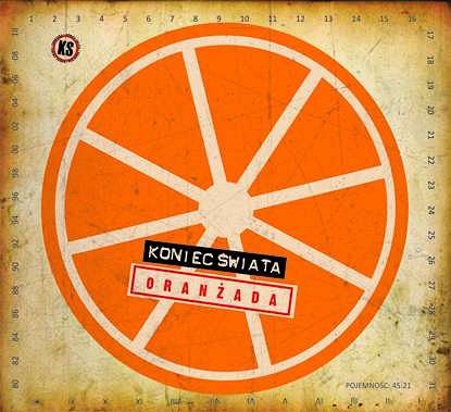 KONIEC ŚWIATA  Oranżada (orange yellow splatter)