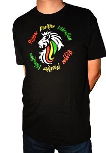 Reggae Positive Vibration koszulka męska