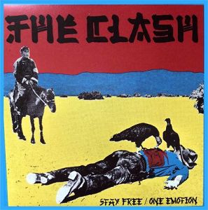 THE CLASH  Stay Free/One Emotion (niebieski winyl)