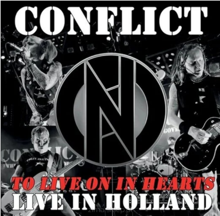 CONFLICT  To Live On In Hearts Live In Holland (czerwony winyl)