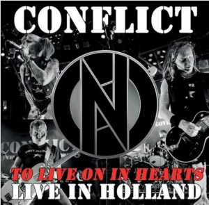 CONFLICT  To Live On In Hearts Live In Holland (czerwony winyl)
