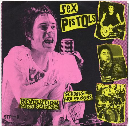 SEX PISTOLS  Revolution In The Classroom / Schools Are Prisons (rózowy winyl)